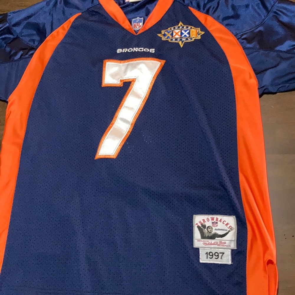 NWOT Elway 1997 Throwback Super Bowl XXXII Jersey